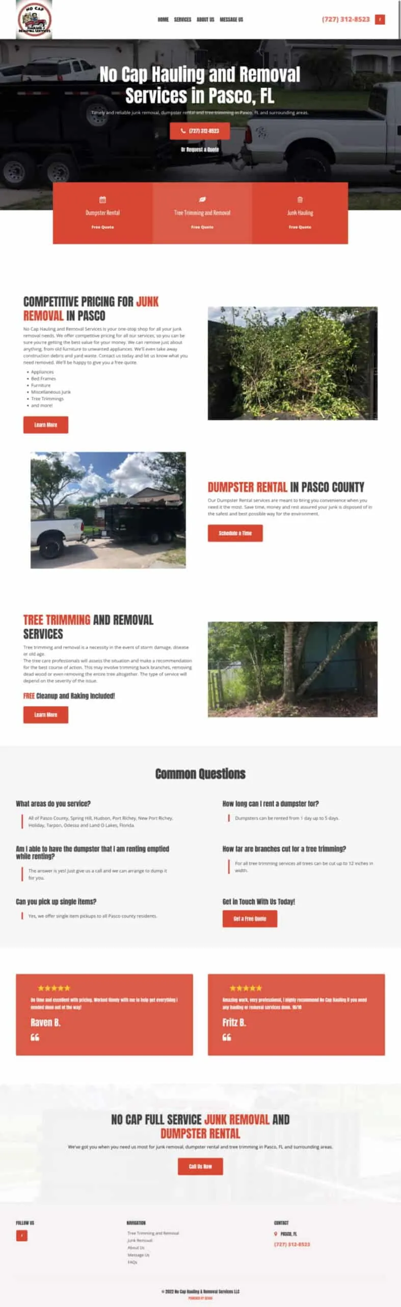 No Cap Hauling and Removal Services